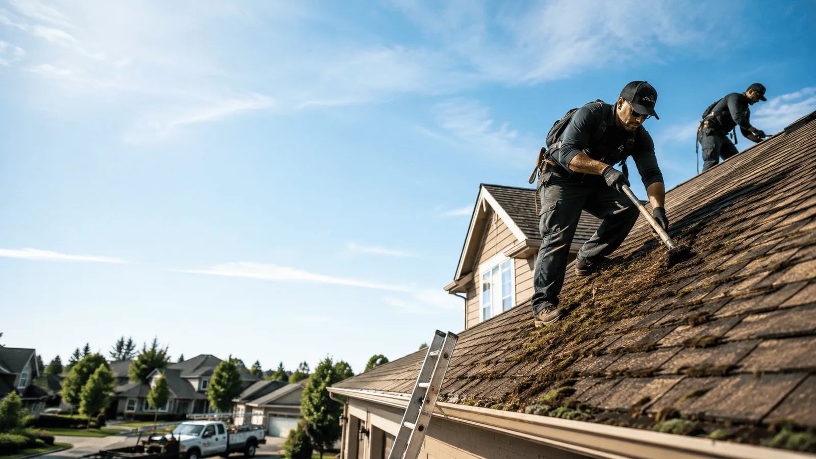 Roof Moss Removal in Clinton, WI near me